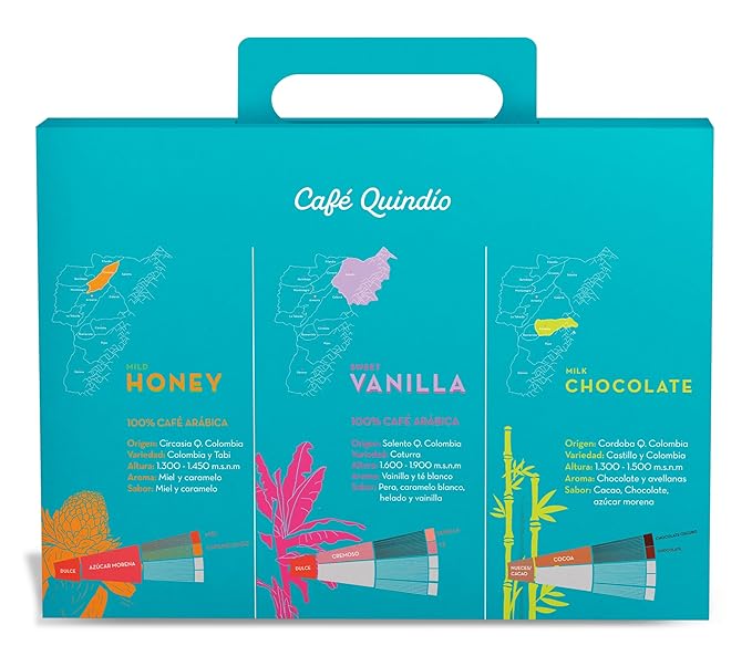 Cafe Quindio Specialty Harvest - Medium Roast 100% Colombian Excelso Whole Bean Arabica Coffee (2.8