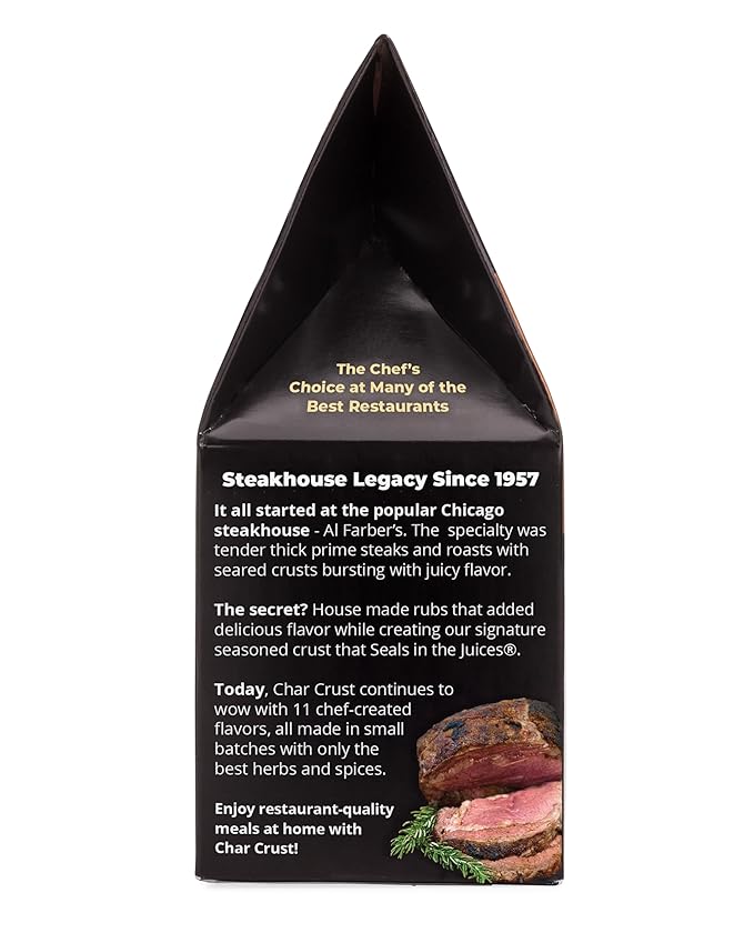 Char Crust Dry-Rub Seasonings Rotisserie Roast | All-in-one seasonings | Perfect for Chicken, Prime