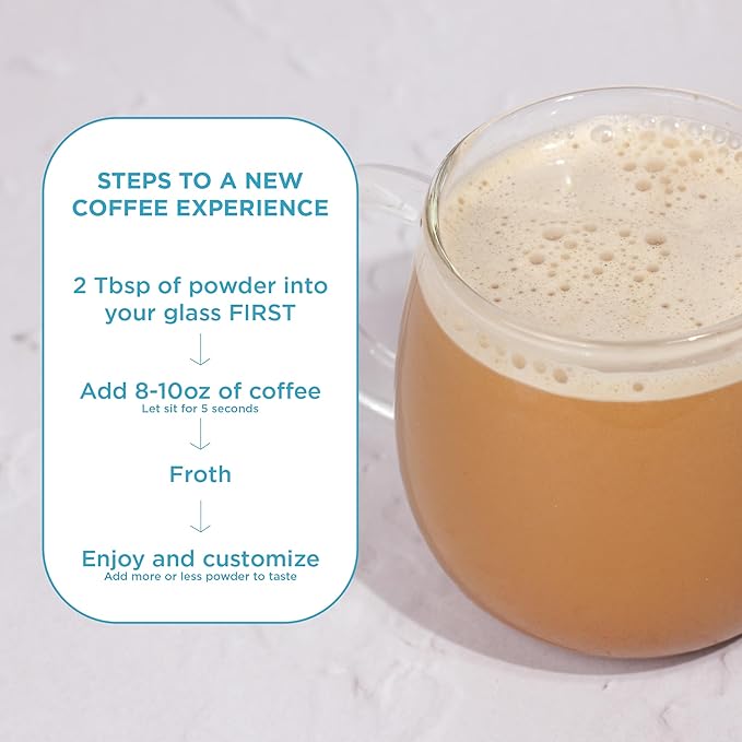 Laird Superfood Non-Dairy Original Superfood Vanilla Coconut Powder Coffee Creamer, Gluten Free