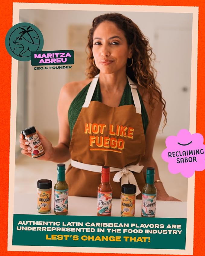 Pisqueya Adobo Multi-Purpose Seasoning, made with Dominican oregano. Low Sodium, No Sugar, No-MSG