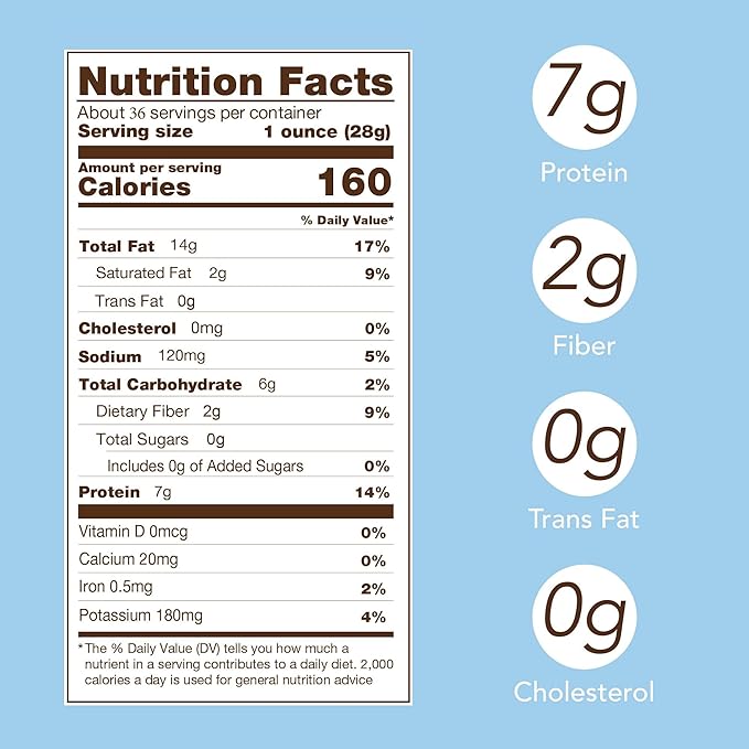 FERIDIES Skin On Extra-Large Salted Virginia Peanuts Cooked in Peanut Oil, Non-Gmo, Kosher 36oz