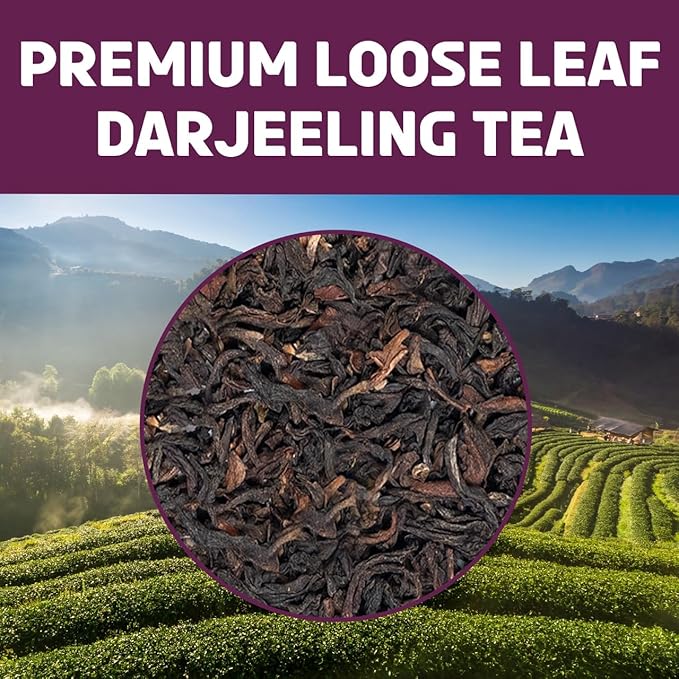 BREWIX, Darjeeling Tea Leaves from Hills of Himalayas (50+ Cups, 3.53oz/100g) | Pure Loose Leaf
