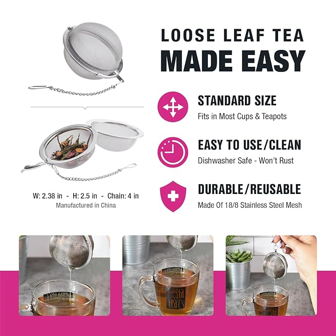 Tiesta Tea - Love & Warmth Loose Leaf Tea Gift Set, Loose Leaf, 6-Flavor Premium Variety Pack with