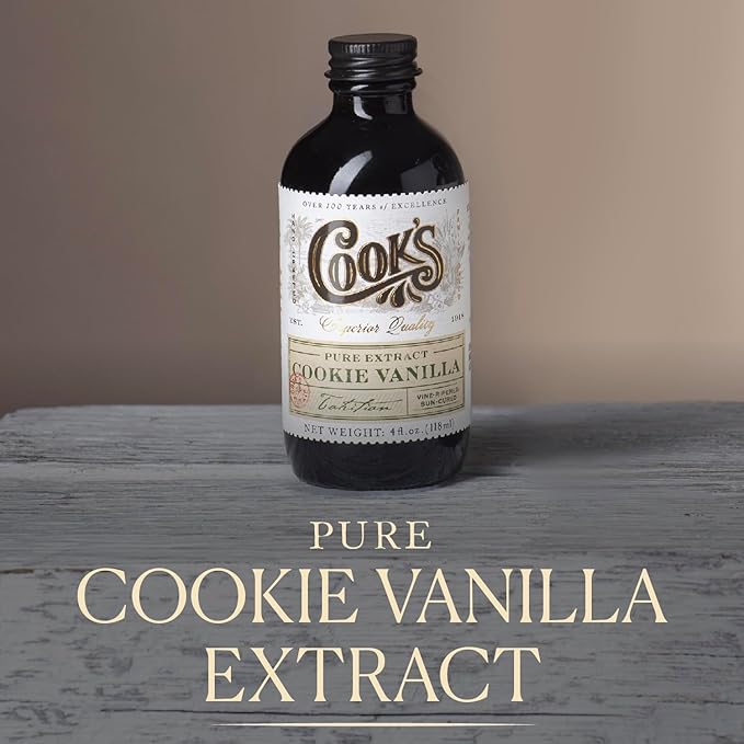 Cook's, Pure Cookie Vanilla Extract, Floral Vanilla Extract for Cakes, Cookies, Pastries, Ice