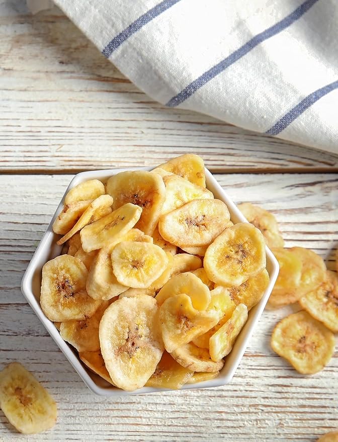 Anna and Sarah Organic Banana Chips 1 Lb Sweetened in Resealable Bag