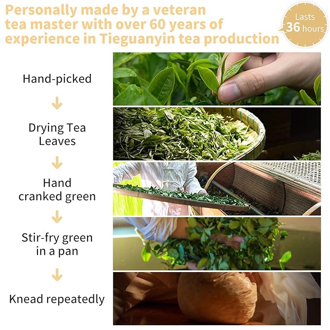 XIXICHA Anxi Tie Guan Yin Oolong Tea Tieguanyin Tea Iron Goddess Oolong Tea Long Lasting Orchid