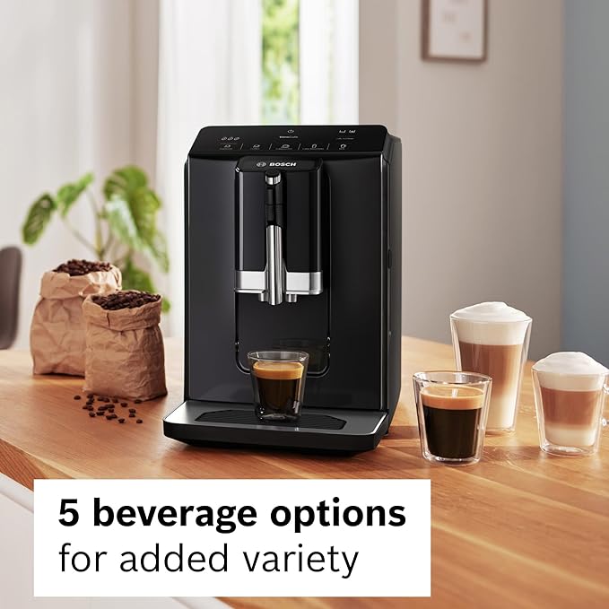 Bosch 300 Series Fully Automatic Espresso and Coffee Machine ??In-Cup Frother, OneTouch Milk