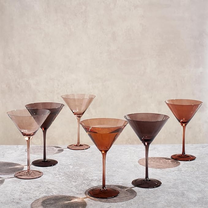 Venus Glasses Luxury Glassware - Set of 6 - Everyday, Holiday Gift Her, Mom, Wife, Girlfriend