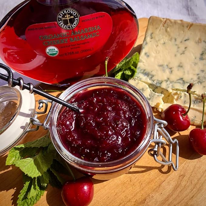 Ritrovo Selections Organic Balsamic Vinegar 6.78fl.oz. (200ml) (Cherry)