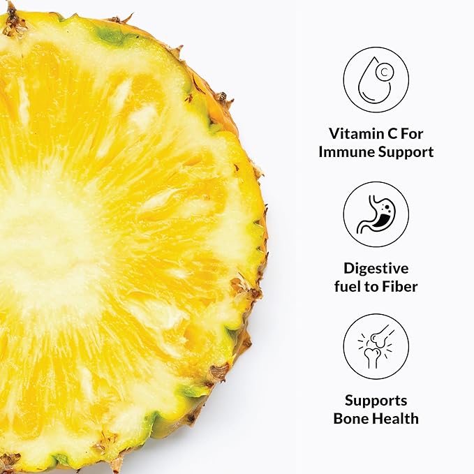 IAN's Dried Pineapple Chunks (2lb) Sweetened With Natural Cane Sugar - Dehydrated Pineapple Chunks