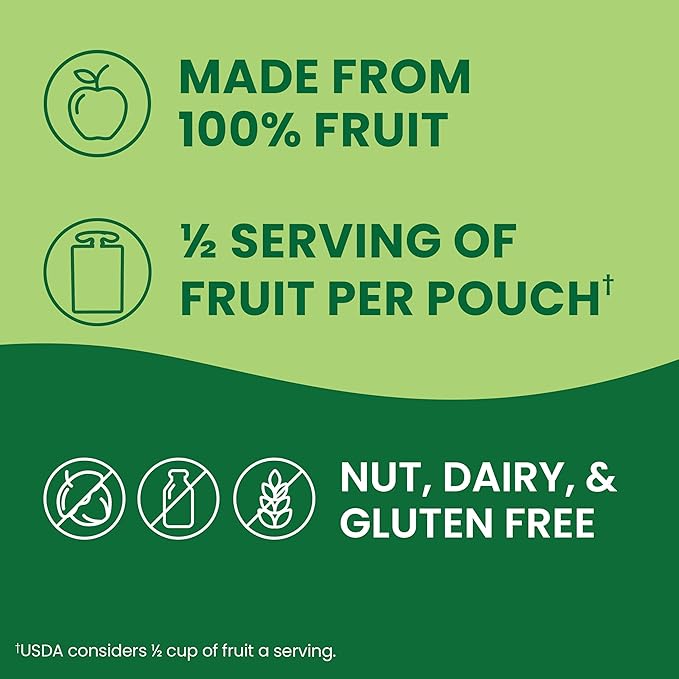 GoGo squeeZ Applesauce and Fruit Puree, Apple Strawberry, 3.2 oz (Pack of 48), Unsweetened Fruit