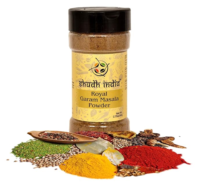 Shudh India Garam Masala Indian Spice Blend PET Jar ~ All Natural, Salt-Free | Vegan | No Colors |