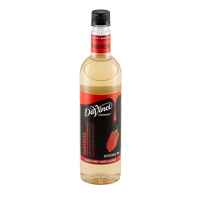 DaVinci Gourmet Classic Habanero Syrup, 25.4 Fluid Ounces (Pack of 1)