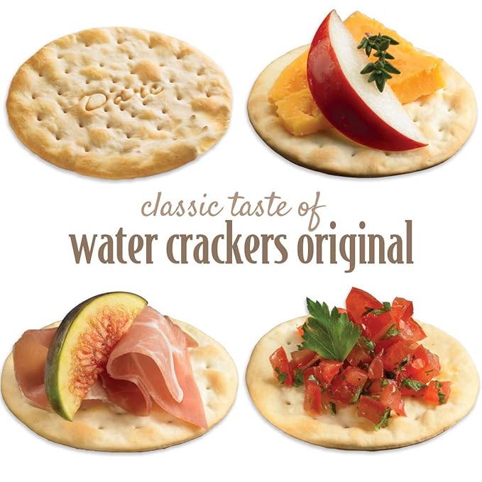 Dare Original Water Crackers – Healthy Entertaining Snacks with 0 grams of Trans Fat and Saturated
