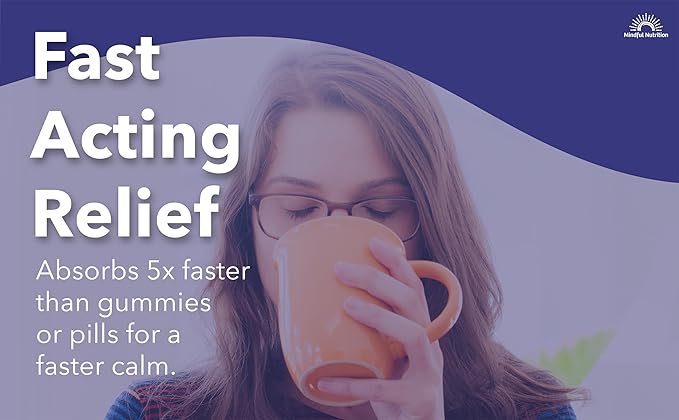 Mindful Calm Sugar Free Hot Chocolate Mix - 40 Servings - Anti-Stress Drink Mix Powder Sleepy Cocoa