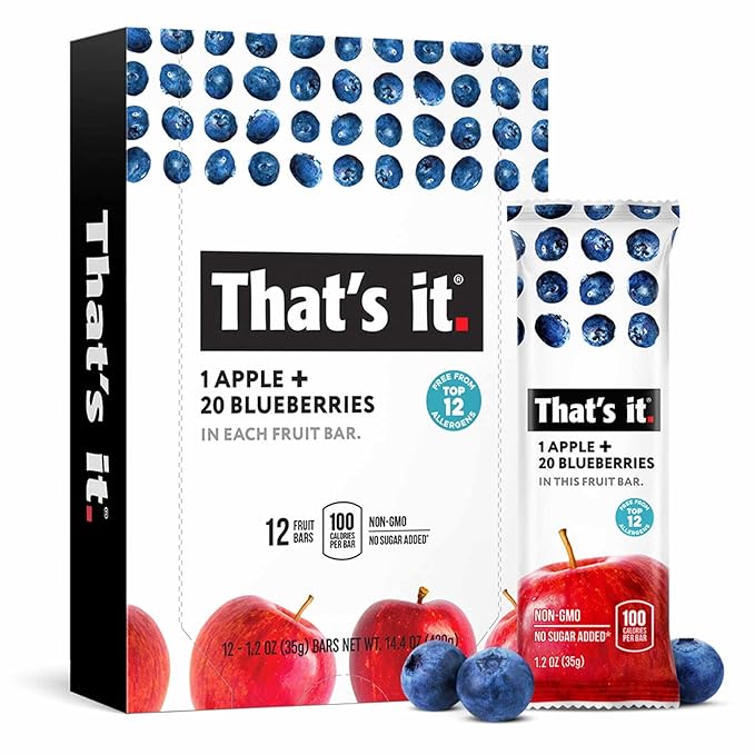 That???it. Variety, 100% Natural Real Fruit Bar, High Fiber Vegan, Gluten Free Healthy Snack, Paleo