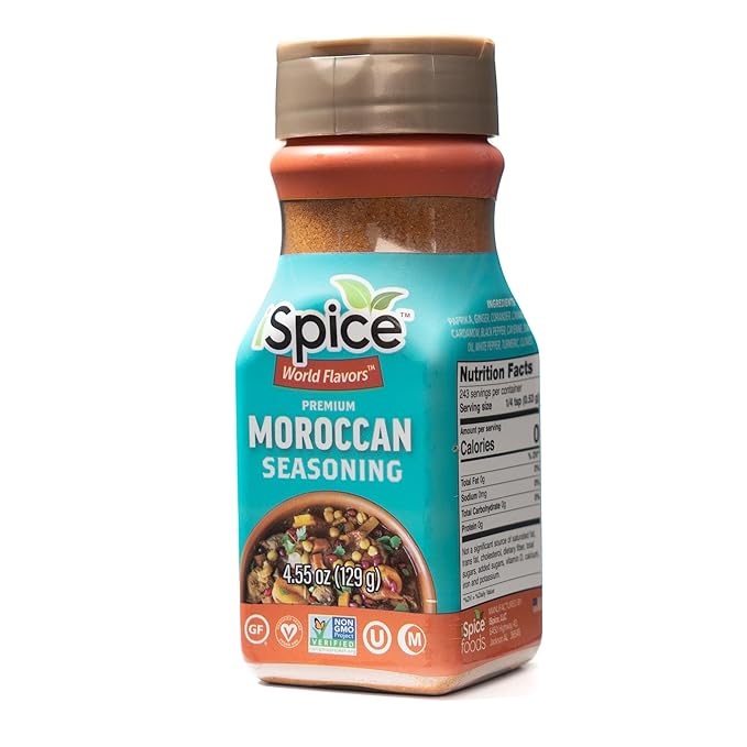iSpice - MOROCCAN SEASONING World Flavor Super Spice Blend | All Natural | Ready to use as is | No