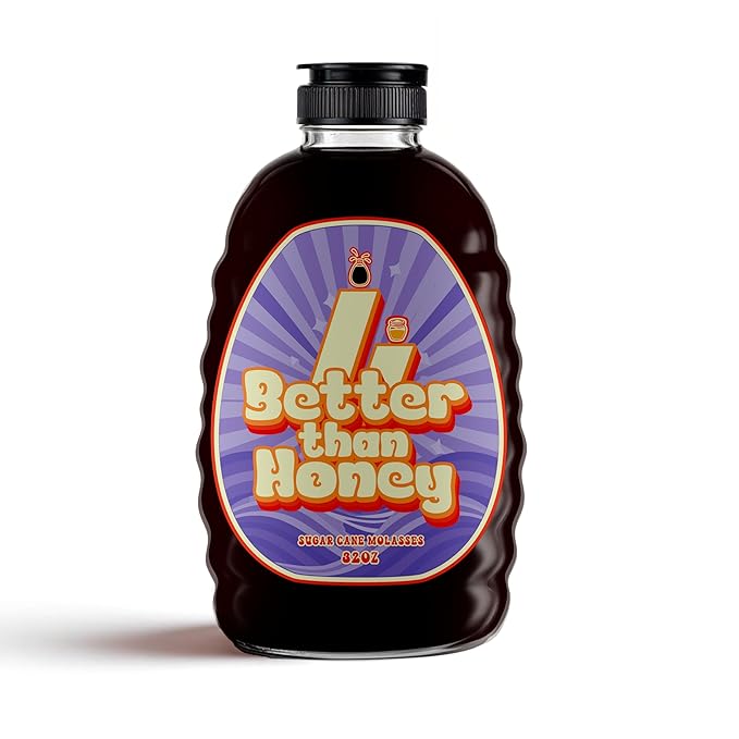 Better Than Honey Molasses 32oz – Natural Sweetener with Rich Flavor | Iron-Rich Sugar Alternative