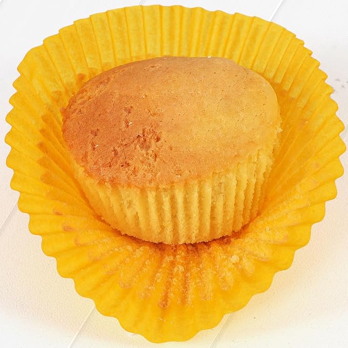 Caperci Rainbow Standard Cupcake Liners Bright Colorful Muffin Baking Cups 350-Count, Odorless