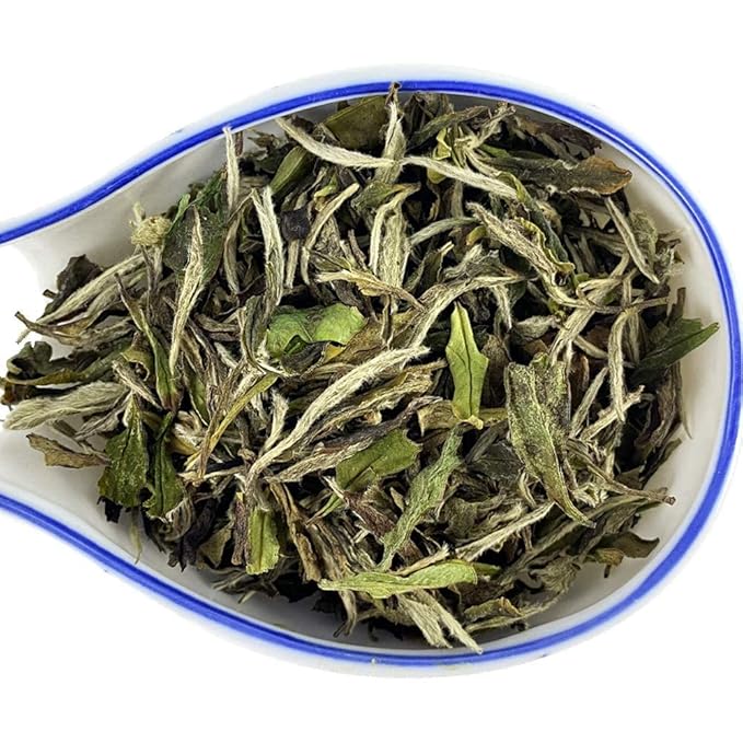 TIAN HU SHAN Premium White Tea Loose Leaf, Original Bai Mu Dan with a Light & Fresh Delicate
