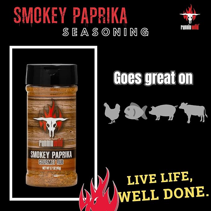 Smokey Paprika Seasoning | Smoked Paprika balanced out with brown sugar, spices, and a hint of