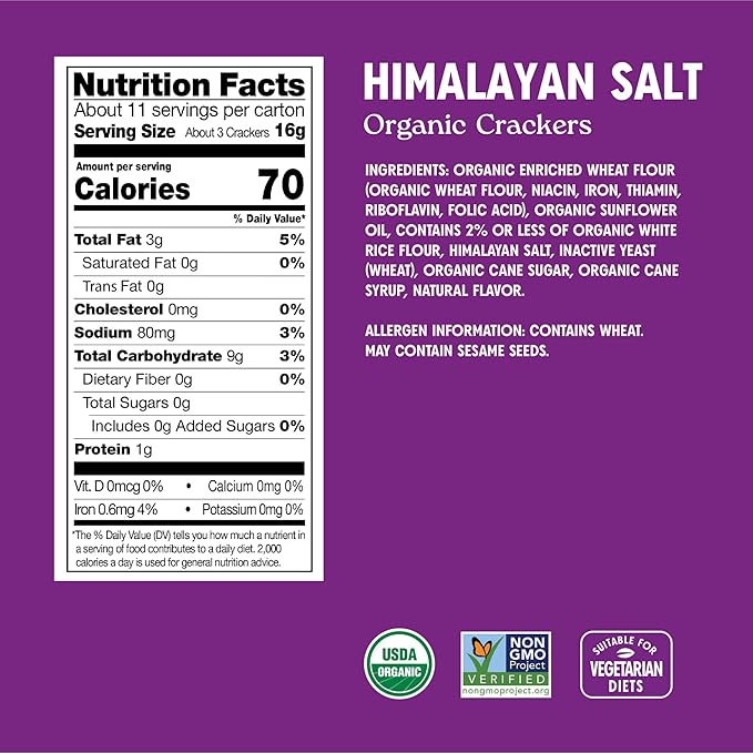 Milton's Organic Crackers Variety Bundle (Multi-Grain, Olive Oil & Sea Salt, Himalayan Salt)
