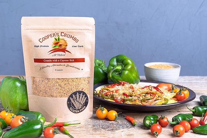 Cooper's Crumbs All Natural Gluten Free Low Carb Bread Crumb Alternative, High Protein, Vegan