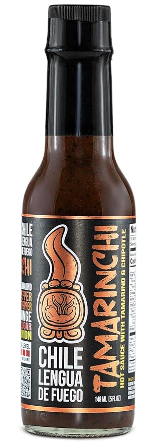 Chile Lengua de Fuego Tamarinchi Hot Sauce – 1 Bottle – Tamarind, Bitter Orange, Chipotle & Scotch