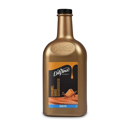 DaVinci Gourmet Sugar Free Caramel Sauce, 64 Fluid Ounces (Pack of 1)