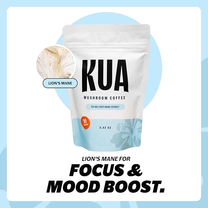 Focus Enhancing Adaptogenic Organic Mushroom Coffee with Lionsmane Mushroom Extract for Better