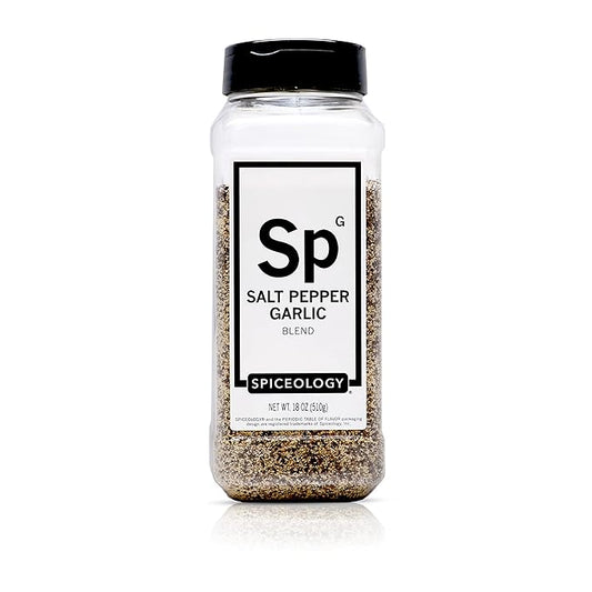 Spiceology – Salt Pepper Garlic (SPG) Seasoning – Premium Blend for Beef, Pork, Poultry & Veggies