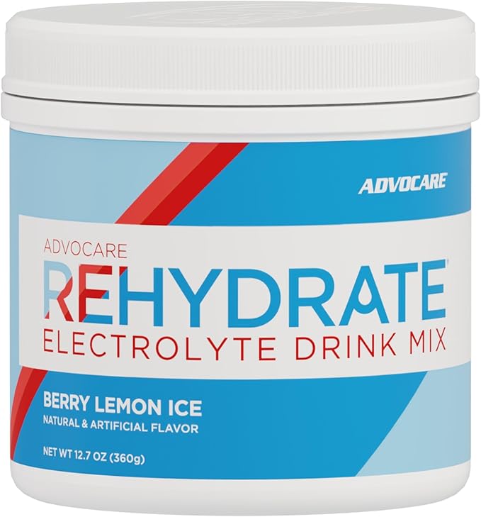 AdvoCare Rehydrate Electrolyte Drink Mix - Hydration & Recovery Drink with Sodium, Potassium & More