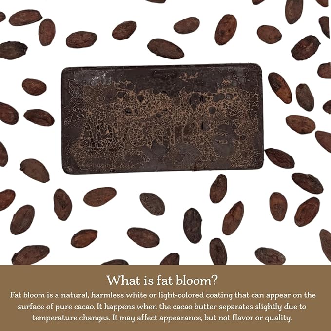 Cacao Adventures Ceremonial Cacao Block | 100% Pure Cacao from Peru, Untempered, Unsweetened