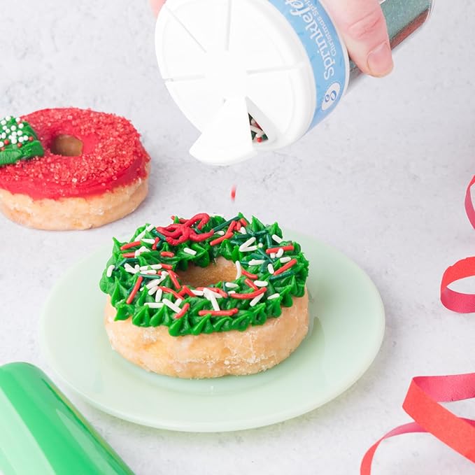 Sweets Indeed Sprinkles 6 Cell Edible Sprinkle Mix Jimmies Perfect for Cake Decorations Baking Ice