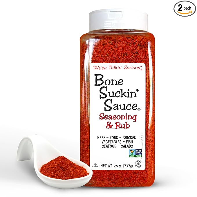 Bone Suckin' Barbecue Seasoning and Grill Rub, Original Blend, Gluten-Free, Non-GMO, Kosher, No Msg