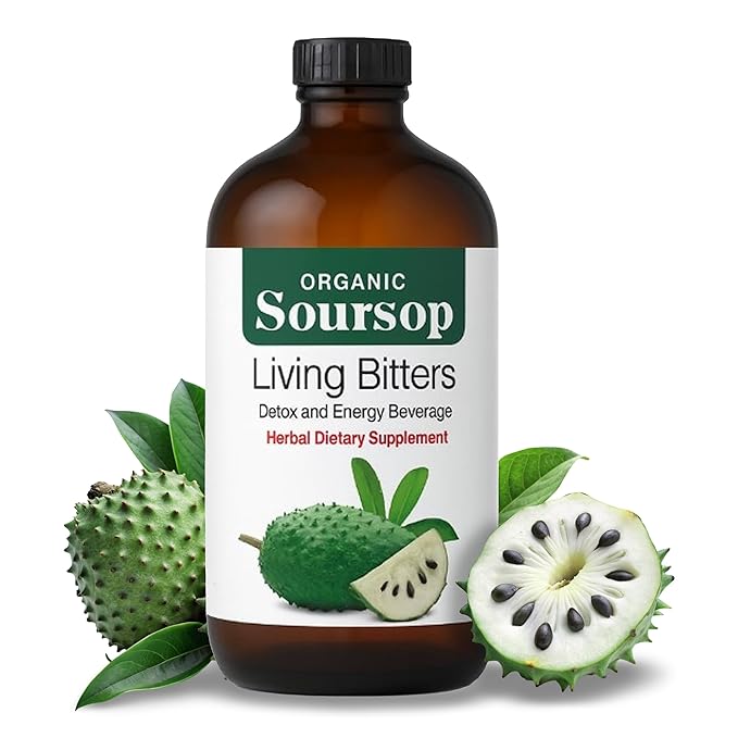 Premium Soursop Bitters Liquid | Natural Living Bitters for Overall Wellness 16 OZ
