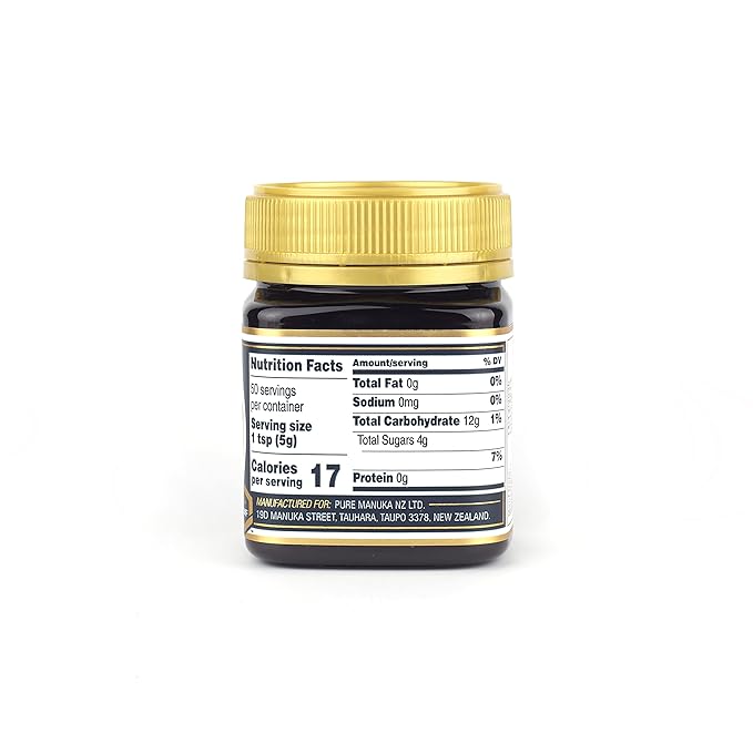 SuperLife Manuka Honey MGO 83+ (UMF 5+) | 100% Raw, Pure & Unpasteurized Monofloral Honey from New
