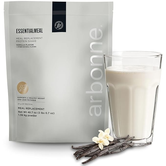 Arbonne EssentialMeal Meal Replacement Shake - Protein Shake, Vegan Protein Powder, Complete Daily