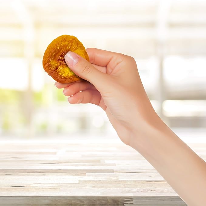 Traina Home Grown California Extra Fancy Sun Dried Peach Halves - Healthy, No Sugar Added, Non GMO