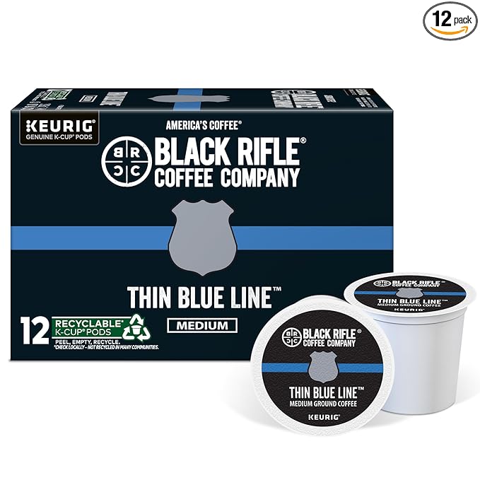Black Rifle Coffee Company Medium Roast K Cups - Single Serve K Cups Coffee Pods - Kcup Pods