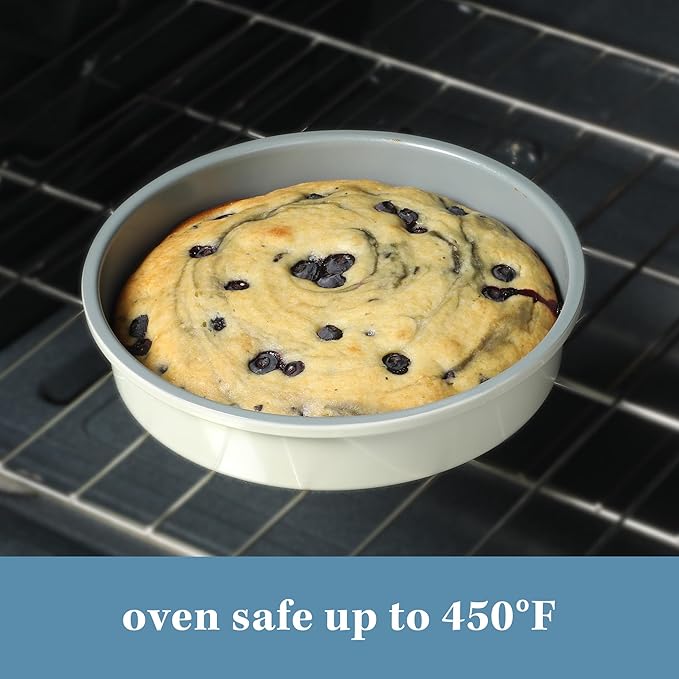 SUR LA TABLE Kitchen Essentials Bake Sale 9 Inch PFOA, PFAS, PTFE Free Nonstick Round Cake Pan