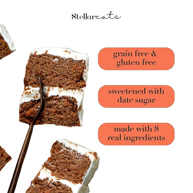 Stellar Eats Grain-Free Carrot Cake & Muffin Baking Mix | Gluten-Free, Dairy-Free, Plant-Based