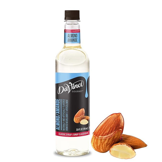DaVinci Gourmet Classic Almond Syrup, 25.4 Fluid Ounces (Pack of 1)