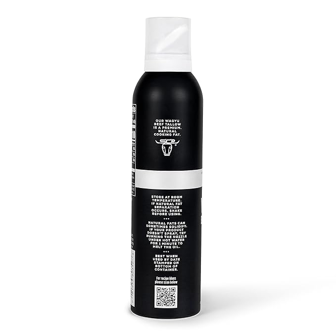 South Chicago Packing Wagyu Beef Tallow Spray, Umami-Rich, Flavorful, Perfect for Sauteing