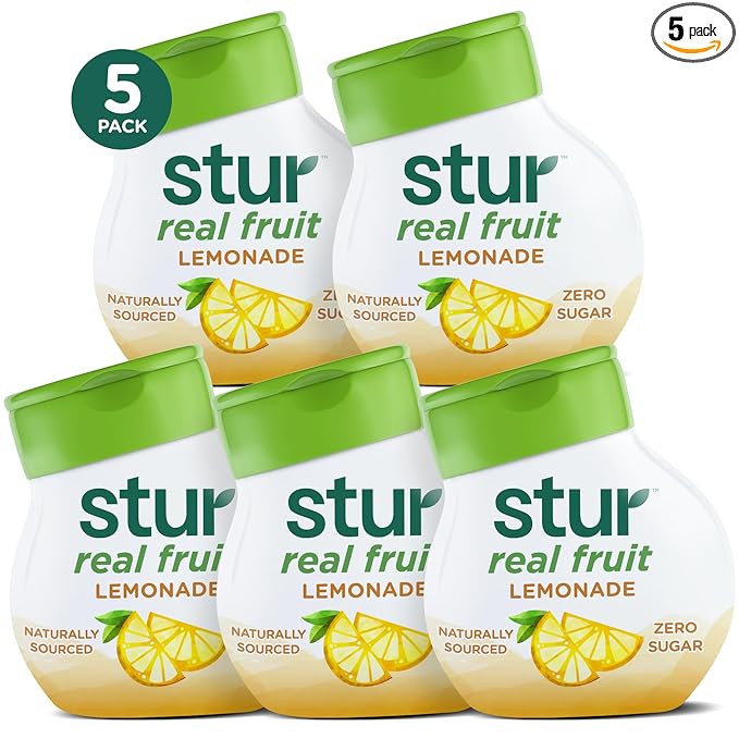 Stur Liquid Water Enhancer | Lemonade | Naturally Sweetened | High in Vitamin C & Antioxidants |