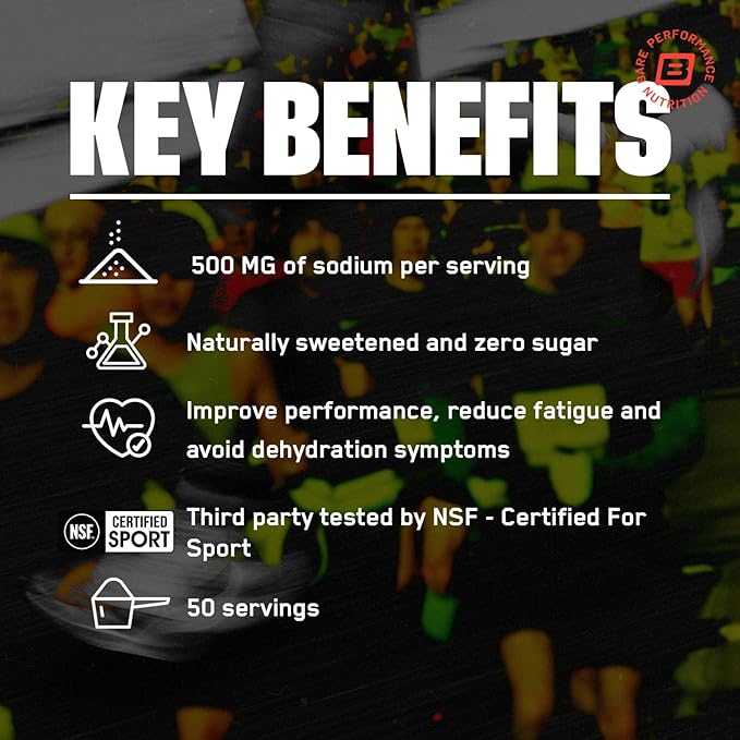 BARE PERFORMANCE NUTRITION BPN Electrolytes Hydration Drink Mix | Sugar Free Electrolyte Powder |