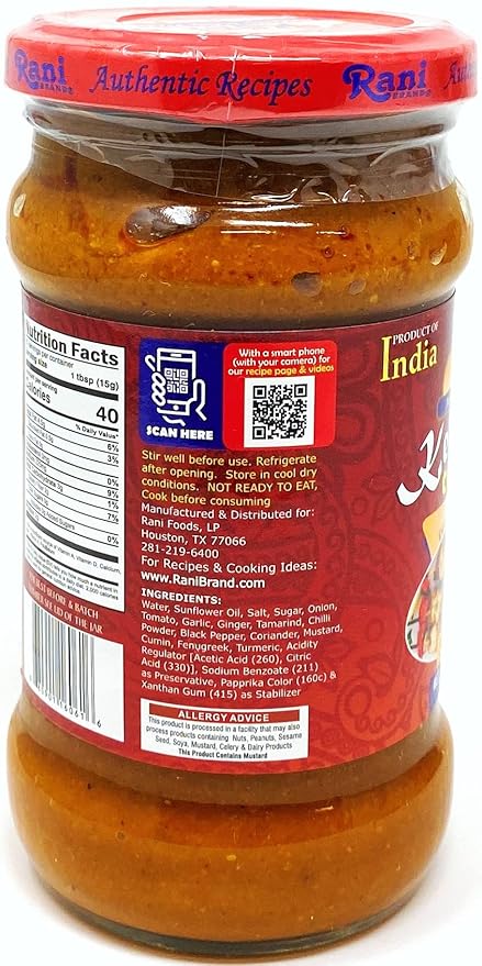 Rani Kebab Masala Paste for Meat Dishes 10.5oz (300g) Glass Jar, Pack of 5+1 FREE ~ No Colors | All