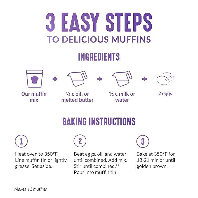 Lakanto Pumpkin Spice Muffin Mix - Sweetened with Monk Fruit, Allulose, Erythritol, Gluten Free
