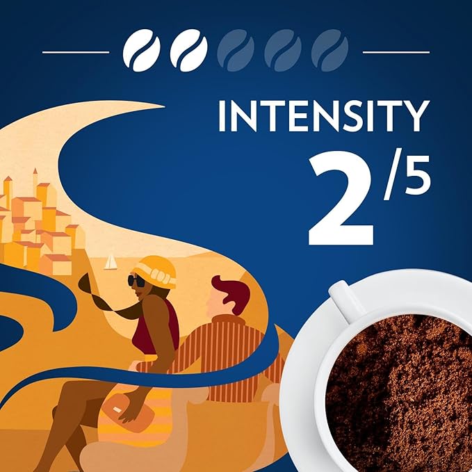 Lavazza Costiera Gran Aroma Ground Coffee 12oz Bag, Light Roast, Smooth and Aromatic Taste