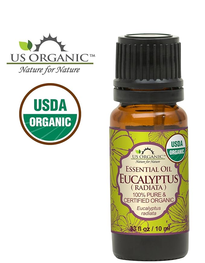 US Organic 100% Pure Eucalyptus Essential Oil (Radiata) - USDA Certified Organic, Steam Distilled